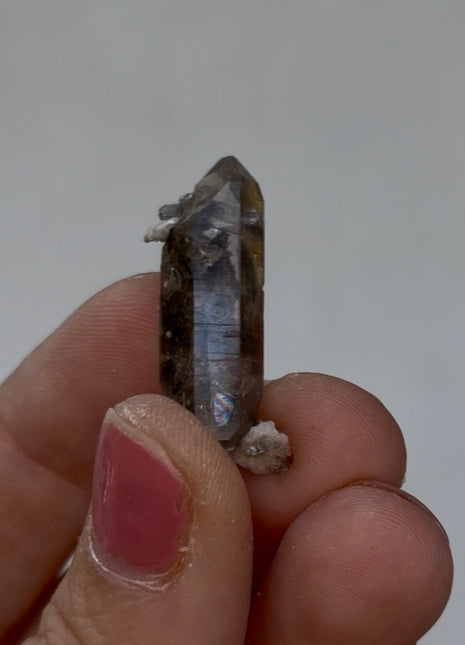 Chlorite Included Quartz - From Chamonix, French Alps