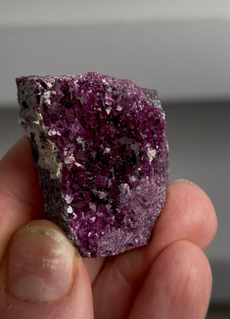 Purple Red Kammererite Specimen