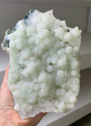 Druzy Green Chalcedony - From Rhodope Mountains, Bulgaria