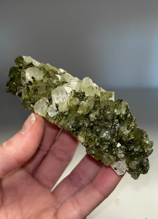 Forest Epidote with Quartz