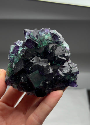 Green Purple Fluorite from Okorusu mine, Namibia