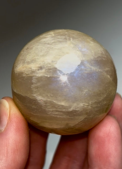 Flashy Rainbow Moonstone Sphere