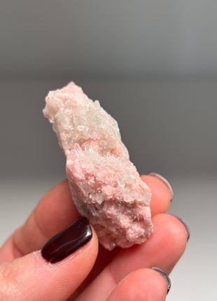 9 Pieces ! Pink Rhodocrosite with Quartz Lot