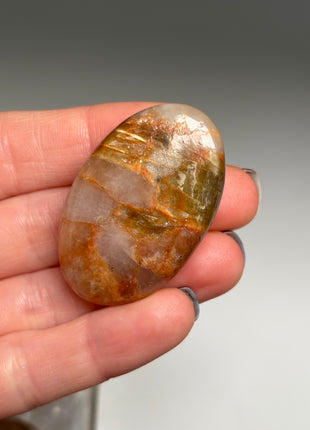 6 Piece Lot ! Golden Red Mica with Quartz