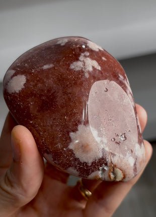 Wow ! Pink Amethyst with White Flowers