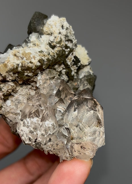 Gwindel Smoky Quartz - From Mont Blanc, France