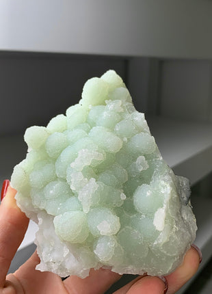 New Arrival ! Druzy Green Chalcedony - From Rhodope Mountains, Bulgaria