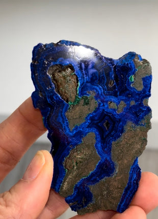 Amazing ! Blue Azurite from Siberia, Russia