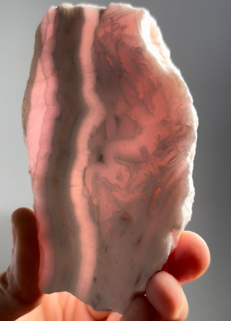 High Grade Pink Manganocalcite Slab PM0823