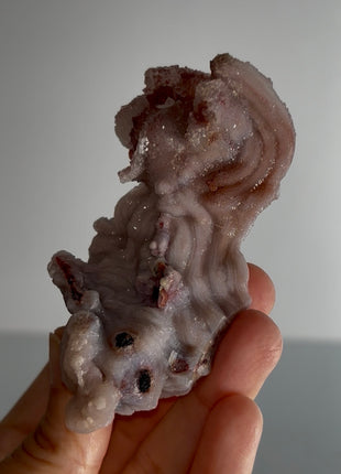Unusual ! Amethyst after Chalcedony Specimen PM1048