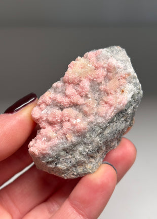 9 Pieces ! Pink Rhodocrosite with Quartz Lot