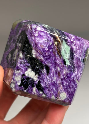 High Quality Charoite Cube