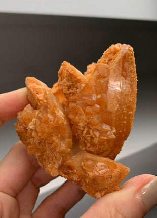 New ! Orange Calcite with secondary crystallization