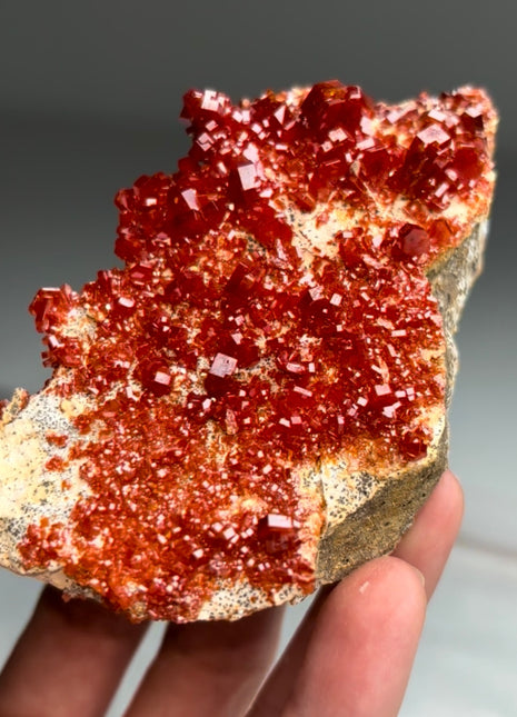 Top ! Red Vanadinite Specimen