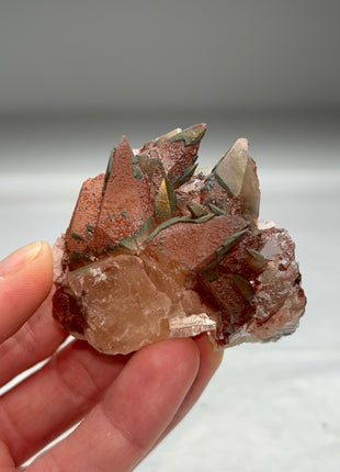 New find ! Iridescent Calcite with Chalcopyrite from Moldova