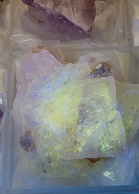 12 Pieces ! Galaxy Fluorite Lot