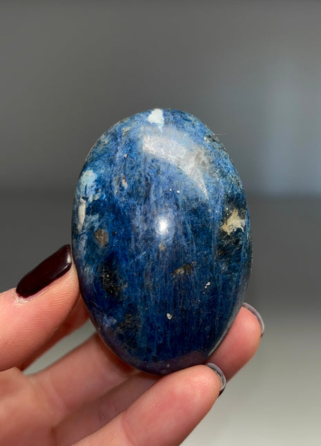 Ocean Blue Dumortierite with Quartz