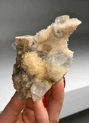 Fluorite with Quartz from Morocco # PM0139