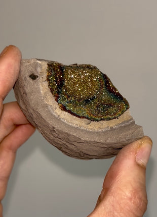 Spectropyrite Specimen from Volga River, Russia 🌈
