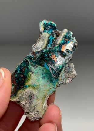 New ! Copper Ore with Blue Chrysocolla