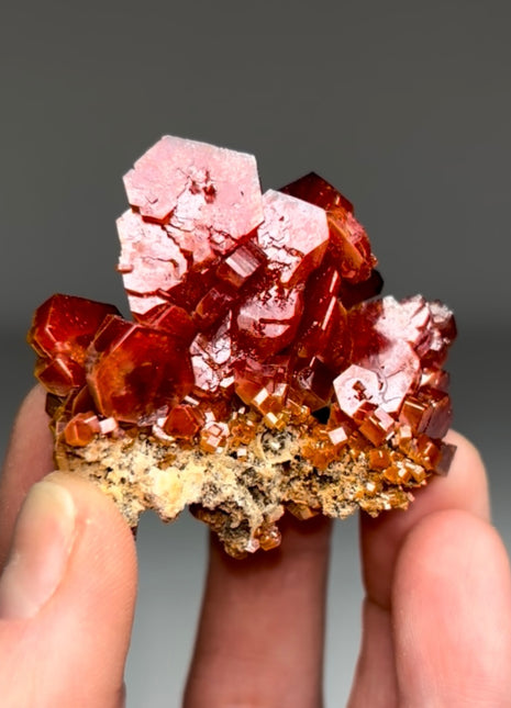 Very High Grade Red Vanadinite