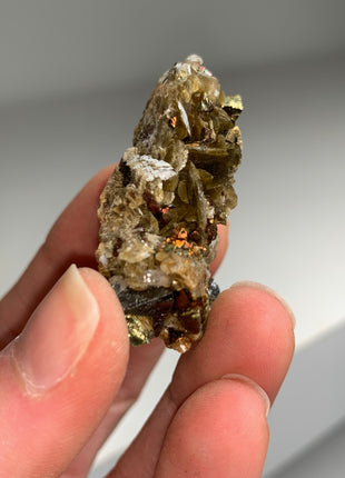 Chalcopyrite with Siderite 🌈 - Kaiwu mine