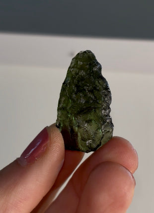 Green Moldavite from Czech Republic