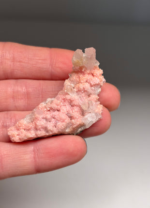 9 Pieces ! Pink Rhodocrosite with Quartz Lot