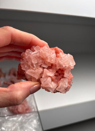 9 Piece Lot ! High Grade Pink Halite from Searles Lake, California