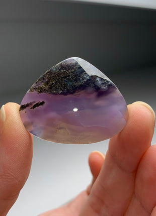 Green Moss in Purple Chalcedony !