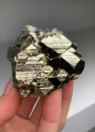 Very Lustrous Pyrite ! From Huanzala, Peru