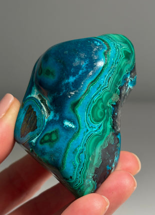 Blue Chrysocolla with Green Malachite