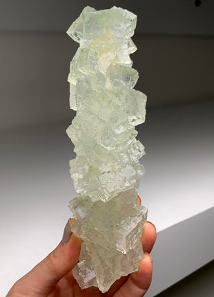 Stunning Green Halite Stalactite - From Lubin mine, Poland