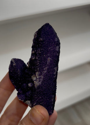 Purple Fluorite Coated Quartz