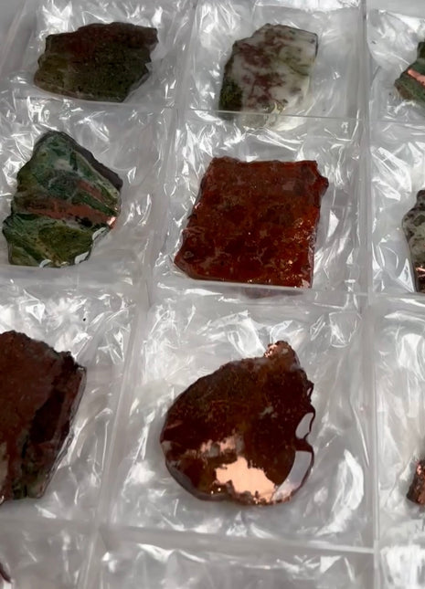 12 Pieces ! Polished Michigan Copper Lot