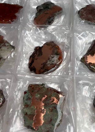 12 Pieces ! Polished Michigan Copper Lot