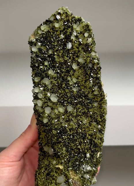 Forest Epidote with Quartz