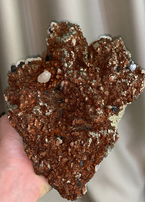 Red Pyrite With Sphalerite, Calcite - From Trepca Mine, Kosovo - 2.9 KGS !!!