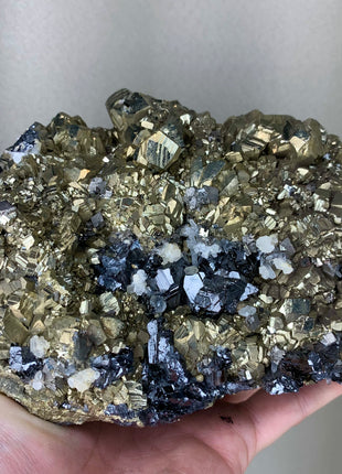 Incredible Pyrite With Lustrous Sphalerite - From Trepca Mine, Kosovo - 2 KGS !!