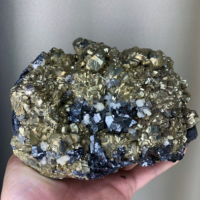 Incredible Pyrite With Lustrous Sphalerite - From Trepca Mine, Kosovo - 2 KGS !!