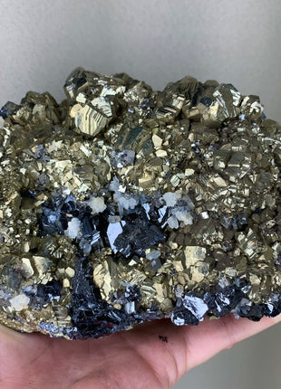 Incredible Pyrite With Lustrous Sphalerite - From Trepca Mine, Kosovo - 2 KGS !!