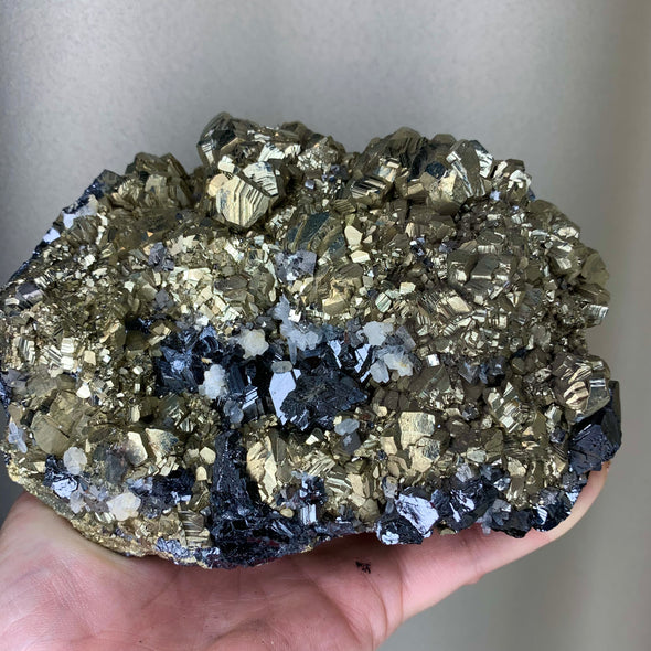 Incredible Pyrite With Lustrous Sphalerite - From Trepca Mine, Kosovo - 2 KGS !!