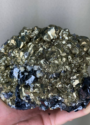 Incredible Pyrite With Lustrous Sphalerite - From Trepca Mine, Kosovo - 2 KGS !!