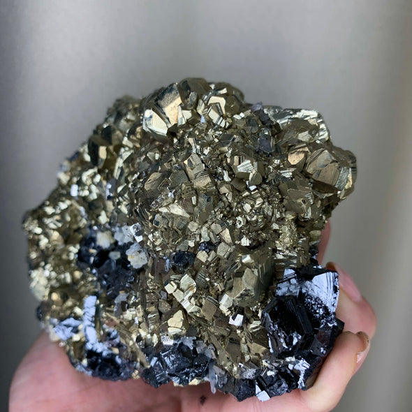 Incredible Pyrite With Lustrous Sphalerite - From Trepca Mine, Kosovo - 2 KGS !!