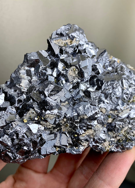 Silvery Lustrous Galena - From Trepca Mine, Kosovo