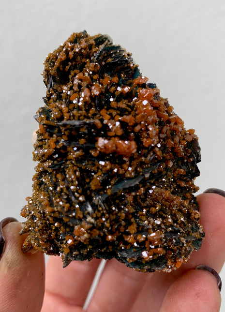 Red Vanadinite with Beautiful Barite - From Midelt, Morocco