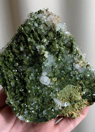 Forest Epidote with Quartz 🌲