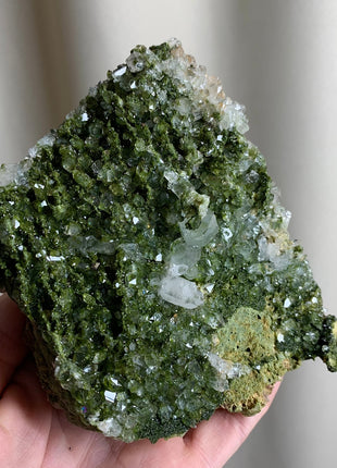 Forest Epidote with Quartz 🌲