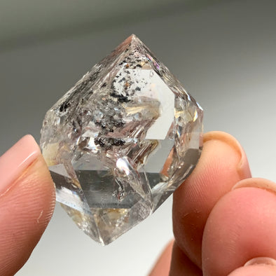 High Grade Herkimer Diamond with Anthraxolite - From Ace of Diamonds mine, Herkimer, New York