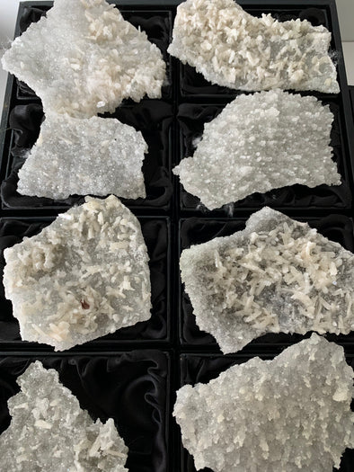 8 Pieces ! Snowflake Apophyllite Crystals Lot
